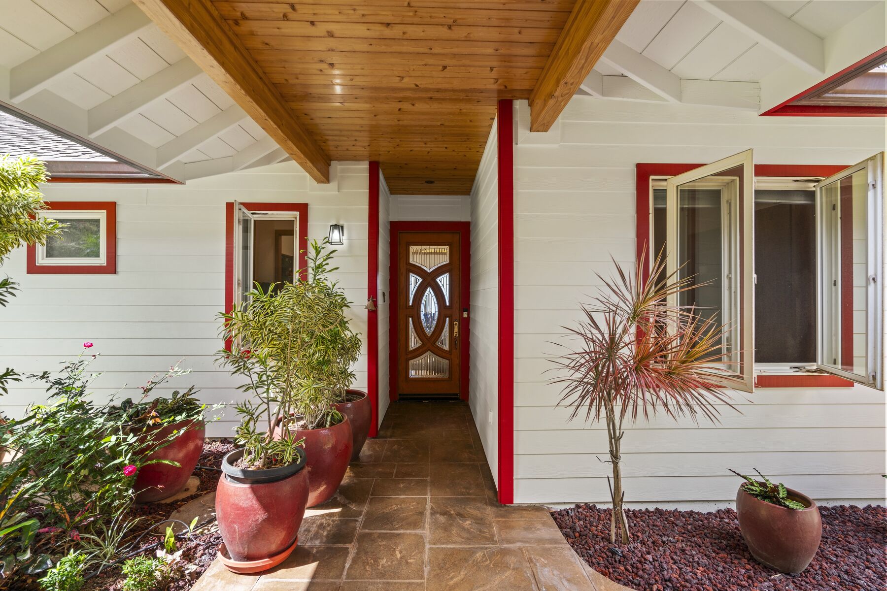 Entry courtyard